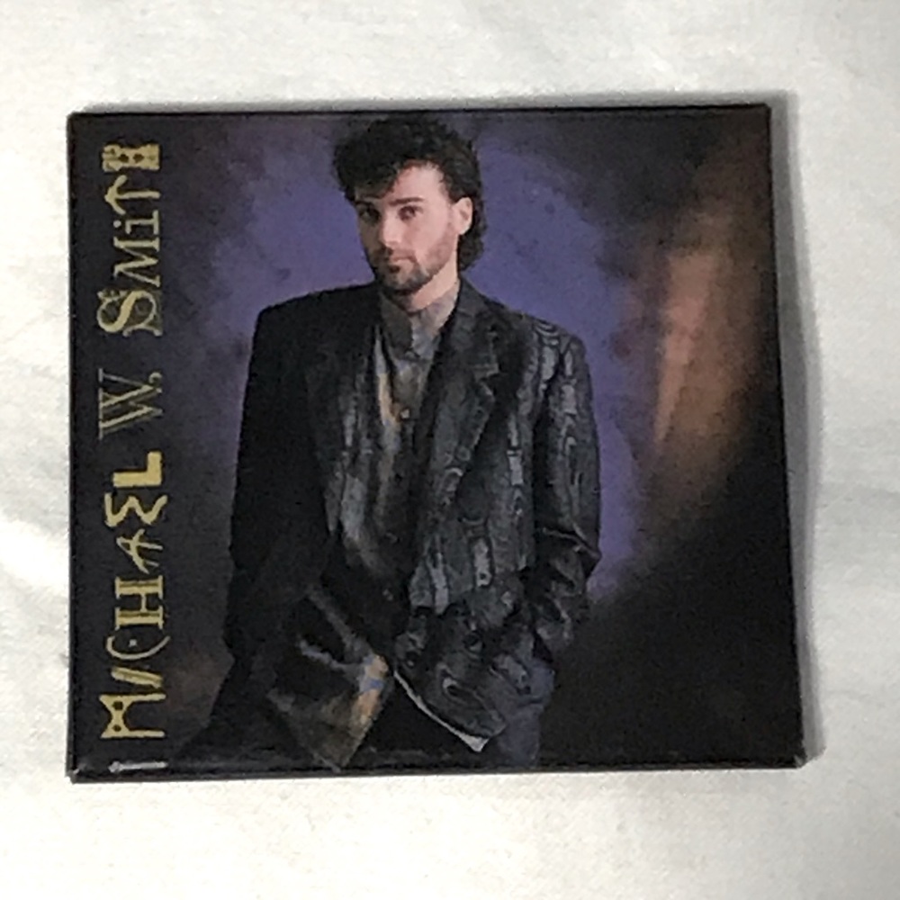 Vintage Michael W. Smith Button Christian Rock